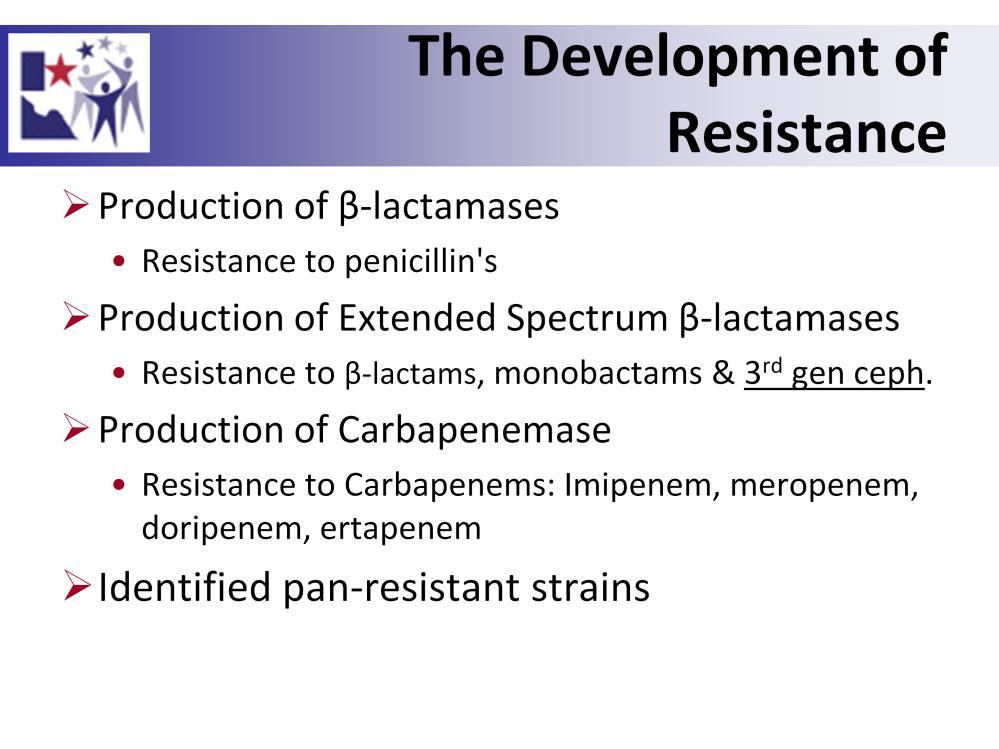So what is CRE and how do we think it occurred? Enterobacteriaceae infections were originally treated with beta-lactam antibiotics such as penicillin and cephalosporins.