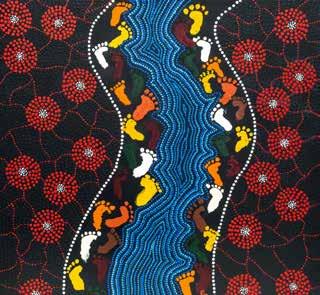 THE JOURNEY: ABOUT THE ARTWORK The artwork featured on the front page, and throughout our 2017-2020 Reconciliation Action Plan brought together a broad range of Reconciliation Australia s