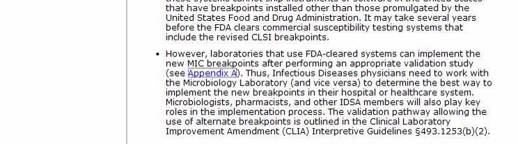 1253(b)(2): Prior to reporting patient test results, the laboratory is responsible for establishing the performance specifications for each modified FDA-cleared or approved test system, each test