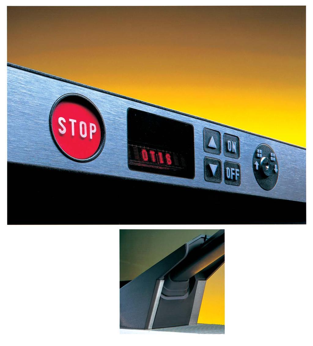 A unique multifunction operational panel gives key access and visual indication of running status and,