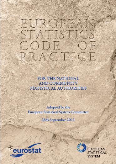 ES Code of Practice aim Sets the standards for developing, producing and publishing European statistics Improves trust and confidence in the independence, integrity and accountability of the