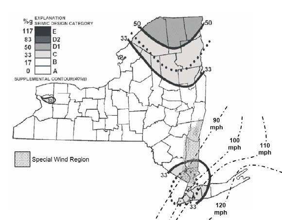 Attachments Attachment 1: Wind and Seismic Zone Maps Figure 1: New