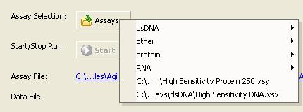 6 Agilent RNA 6000 Nano Assay Protocol Starting the Chip Run Starting the Chip Run Please note that the order of executing the chip run may change if the Agilent Security Pack software (only