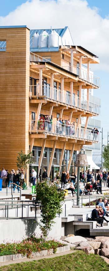 HOME SWEET WOODEN HOME Housing is a challenge in all growing cities. Blocks of flats in Swedish cities are increasingly built with timber frames.