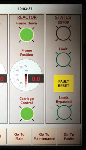 on-thescreen control Advanced diagnostics Ergonomic joystick controls Fuel tracking Adaptable controls Improved human performance AREVA s Stearns Roger Services