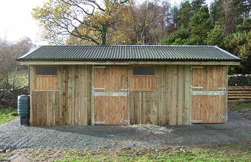 Stable blocks can also be built in various formations, whichever suits