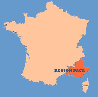 1. Presentation of the Region Provence-Alpes-Côte d Azur/France with map Name of the region Provence-Alpes-Côte d Azur Country France Area 31400 km 2 Population - Number 4 989 435 - Density 159