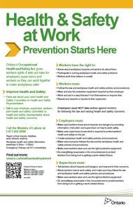 Prevention Worker Guide: Worker Health and Safety Awareness in 4 Steps Worker Awareness Workbook Employer Guide: