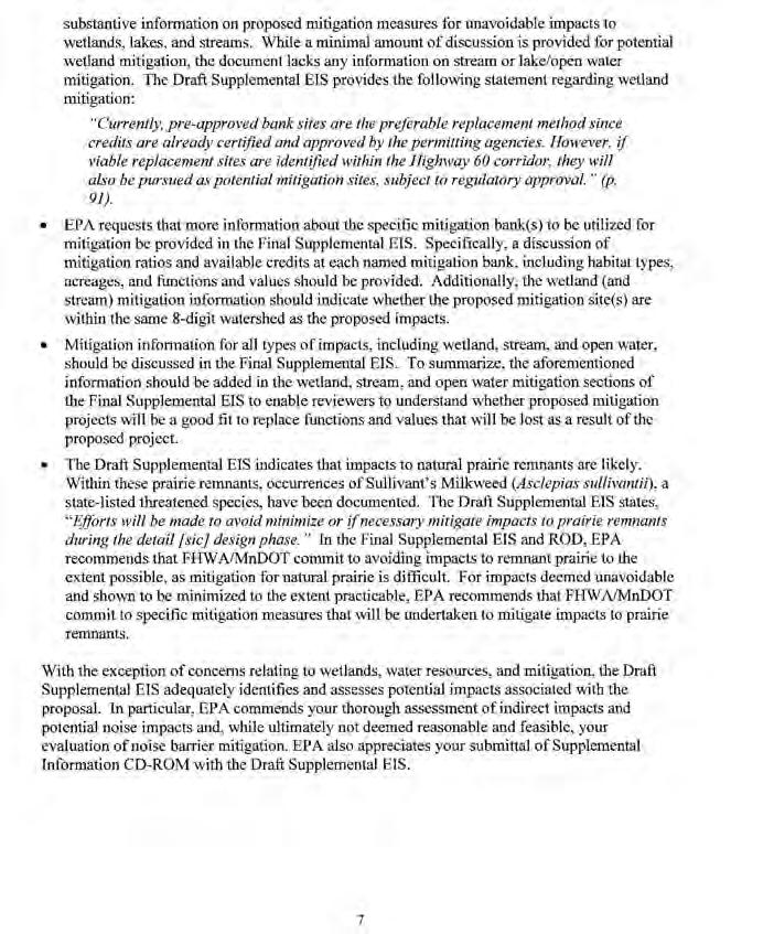 U.S. Environmental Protection Agency (Page 7 of 8) 13 (Continued) 14 15 Response 13: See response on previous page.