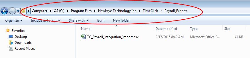 10 Upload the TimeClick Report Return to the Online Payroll Integration Center.