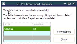 11 Importing.IIF file into QuickBooks Go to the File menu of QuickBooks and choose Utilities, Import and then Timer Activities.
