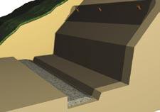 installation prepare the compacted granular base The base should be started at the lowest elevation of the wall.