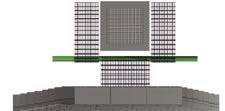 Extend the geogrid from the specified layer and wrap it around the pipe back to the course below.