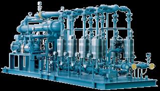 The desired components permeate through the membrane and can therefore be recovered, while the scrubbed inert gas can be released into the atmosphere or retained