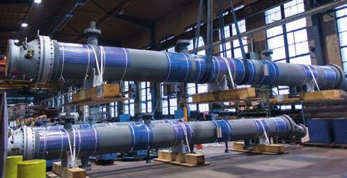 2.5 BORSIG Process Heat Exchanger GmbH Transfer Line Exchangers Transfer Line Exchangers (tunnelflow and linear quench coolers) from BORSIG Process Heat Exchanger GmbH are used in plants producing