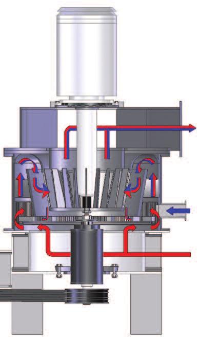 Components. A typical air classifier mill called a vertical air classifier mill because of its classifier s orientation is shown in Figure 1.