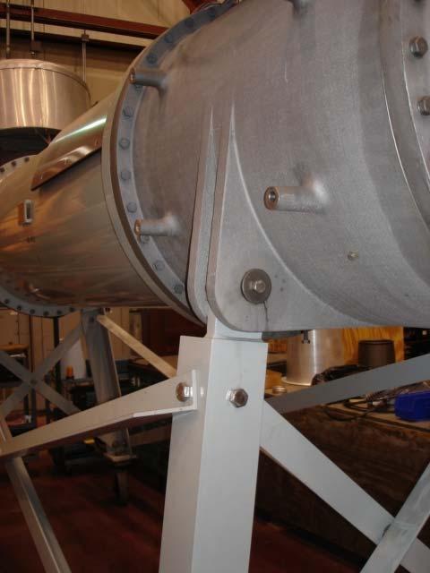 welds and support points along the path. Avoid adding stiffeners, gussets or ribs in flanges or tank shells which can create high local stress concentrations in cast and welded components.