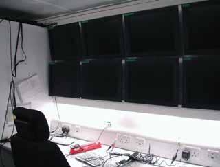 cupboards, Lighting Flat screen monitors Worktop,