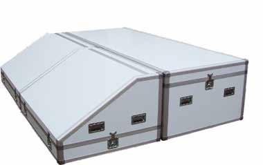 The Q6 Cargo Shack will fit a standard aircraft pallet and is specifically designed to