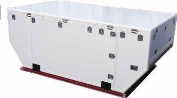 The Winged Position Boat Cases can be built with an integral ramp-end to aid with efficient