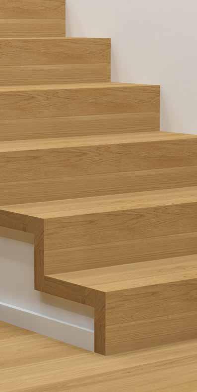 The continuation of the stairs to the next level is simple, quick and safe with our CLICKitEASY matching planks.