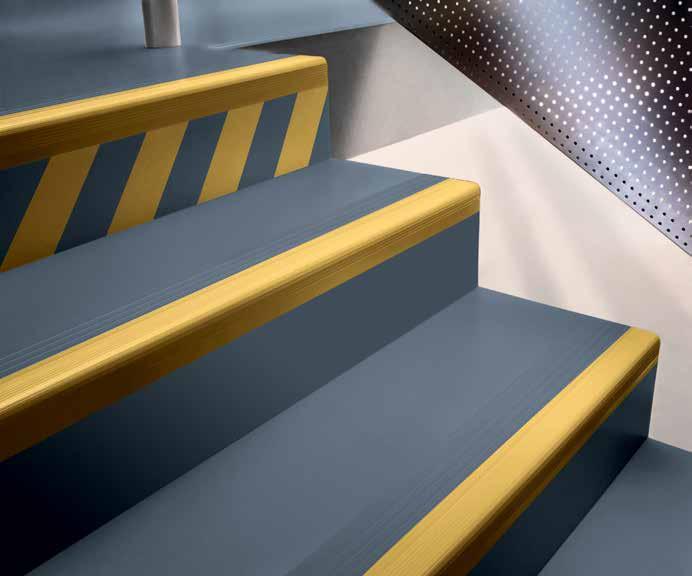 TAPIFLEX STAIRS TECHNICAL DATA STANDARDS Tapiflex Stairs ISO 10581 (EN 649) commercial industrial Classes: 34 43 UPEC U4 P3 E2 C2 18dB Polyurethane reinforcement (PUR) TopClean