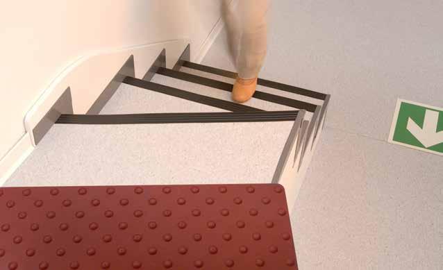 WARNING TILE SELF-ADHESIVE WARNING TILES TECHNICAL DATA STANDARDS Rectangular tile NF P 98 351 Compliant Weight Base: 2mm (with bevelled edge) Stud: 5mm (with wear indicator) 0.