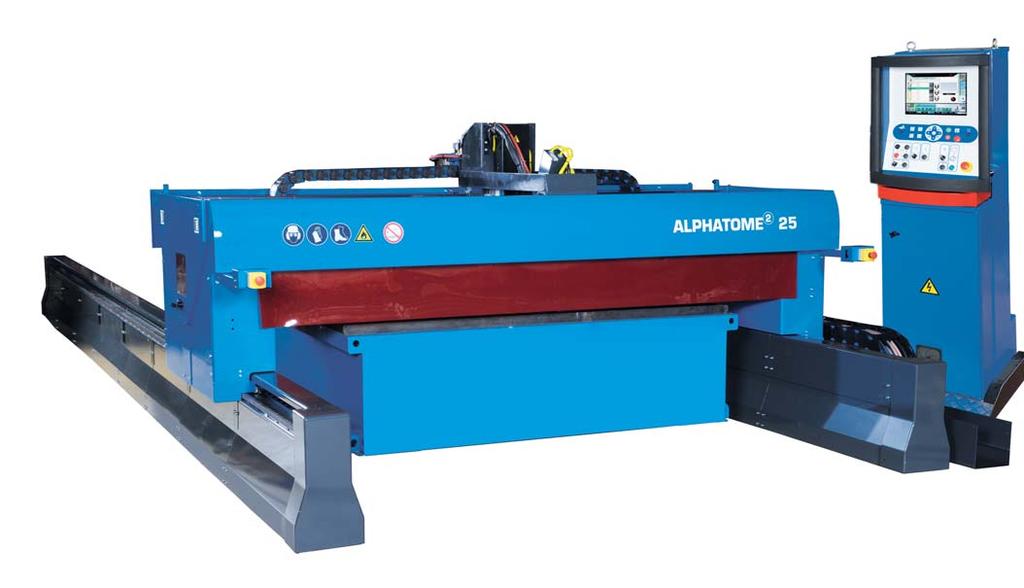 ALPHATOME 2 High precision plasma cutting machine: high quality, robustness and productivity High quality plasma cutting requires more and more 2 precision.