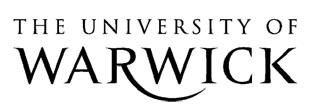 University of Warwick institutional repository This paper is made available online in accordance with publisher policies. Please scroll down to view the document itself.