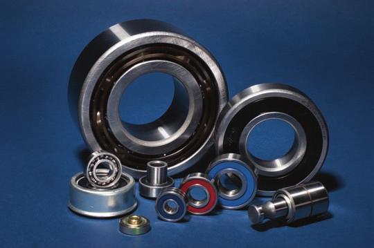 Precision Bearings Primarily designed to carry radial loads, precision bearings are most commonly found in electric motors, hand tools, food processing equipment and other applications.