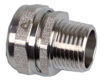 COMPACT FITTINGS, /, STAINLESS STEEL AISI-316 NPT straight fitting, compact, male, stainless steel AISI-316 Thread Sealtite Min.