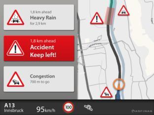 ASFINAG Vision Cooperative Driving Provides anonymised vehicle data and events rain sensor,