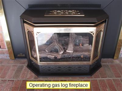 8.4 The subject homes vented gas log fireplace was operational at time of the inspection. 8.4 Picture 1 8.