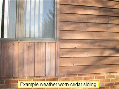 serviceable, portions of the siding is weather worn and aged, especially the front