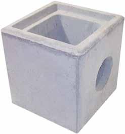 Drain Boxes To order Concrete Drain Box 042348 8" Concrete Drain Box 48 Pcs.