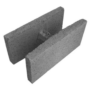 Channel or U-Block - A hollow unit with portions slightly depressed to permit the forming of a continuous channel for reinforcing steel and grout.