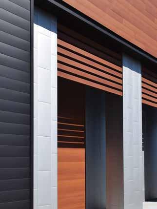 Metal Block pre-painted steel siding lets you create a multitude of trendy building envelope designs simply and easily. The panel joints don t require a heavy structure or special preparation.