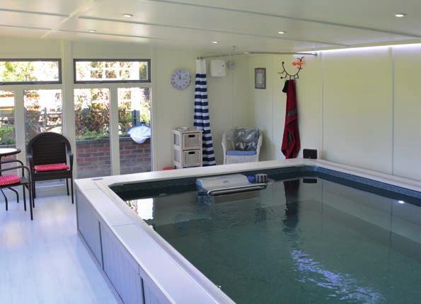 Endless Pools are simple to install, easy to maintain, economical to run, and fit easily within Bakers garden rooms.