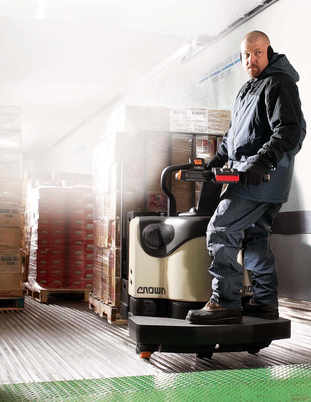 Tested. Driven. Proven. Reliable. Crown has been the preferred pallet truck for more than 20 years. How can you take the best and make it better?