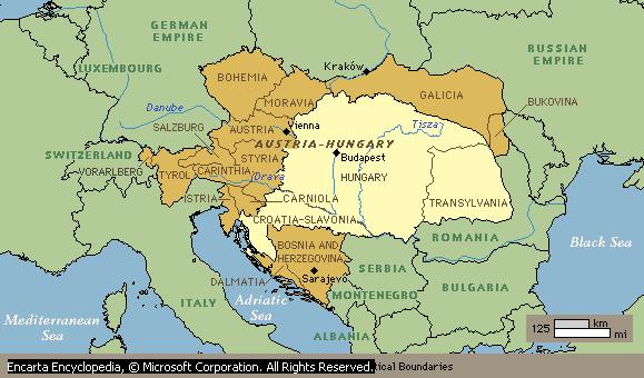 Austria-Hungary occupied Bosnia in 1878 taking the province from