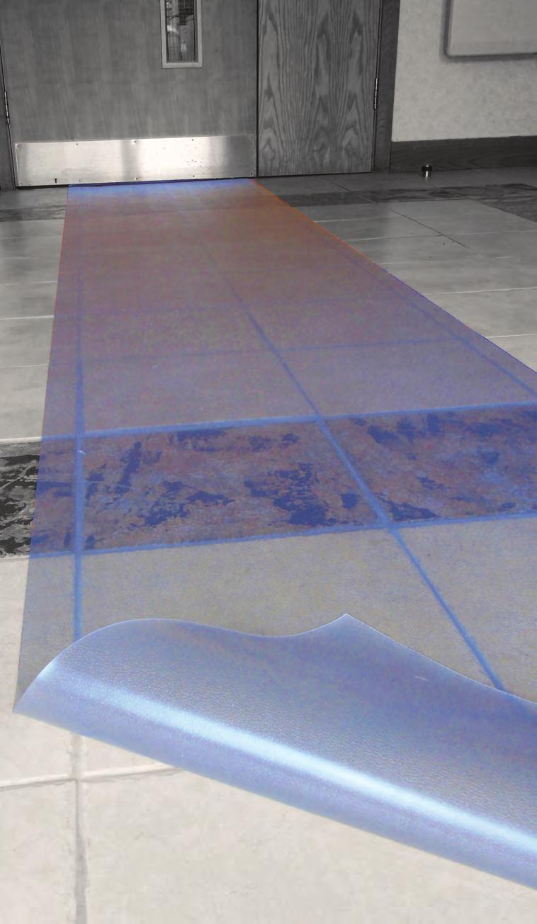 Highly durable protection in smooth back for hard floors or gripper back for stability on carpets up to