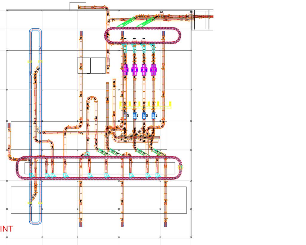 BEUMER Group / Cancún New Terminal 4: System Layout Main feed lines from Ticketing Primary Sorter (pre-screening) Contingency line (under sorter) Phase-1, four