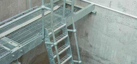extensive knowledge and experience in the design, manufacture and installation of staircases, fire escapes, and access platforms for
