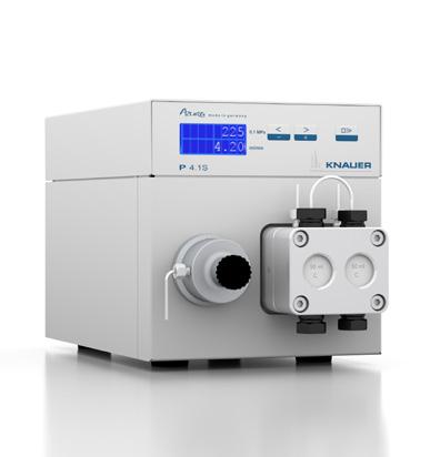Buffer delivery Precise and reliable s covering a wide flow rate range, gradient and Buffer selection options. Gradient Pump AZURA P 6.1L High-performance gradient optimized for low pulsation P 6.