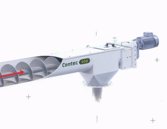 CIMBRIA CONVEYING CONTEC SCREW CONVEYOUR 5 MODULAR SYSTEM ADAPTED TO YOUR REQUIREMENTS SAFETY FLAP AND INSPECTION DOOR The safety flap is mounted on the