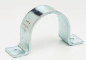Fig. 2400 - Standard Pipe Strap (TOLO Fig. 2STR) Size Range: 1 /2" (15mm) thru 24" (600mm) pipe Material: Steel Function: Designed for supporting pipe runs from strut supports.