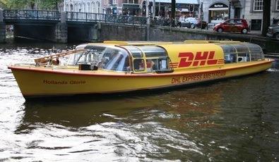 Freight distribution Amsterdam: DHL "Floating Distribution