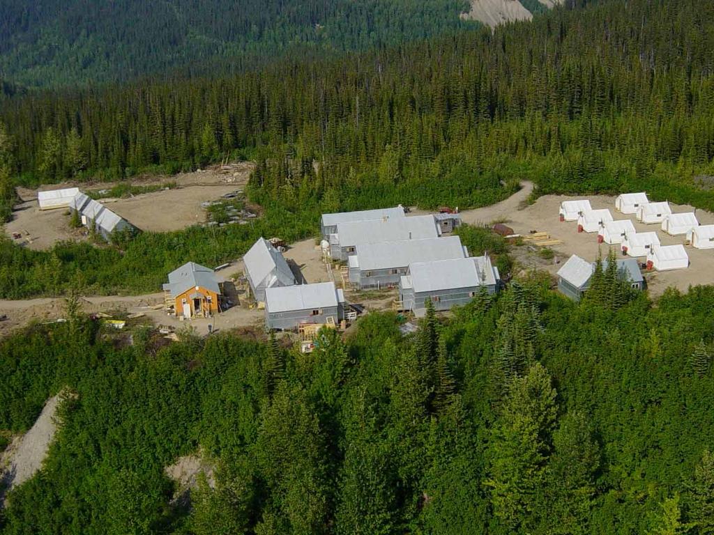 2004 EXPLORATION PROGRAM Old Stikine Copper camp occupied Population 80 Four Diamond drills and one