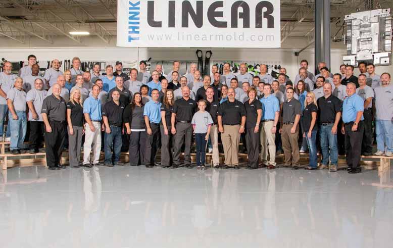 Photo courtesy Linear Mold & Engineering Linear Mold CEO & President John Tenbusch has grown his additive-subtractive manufacturing company from a two-man operation in 2003 to more than 100 today.