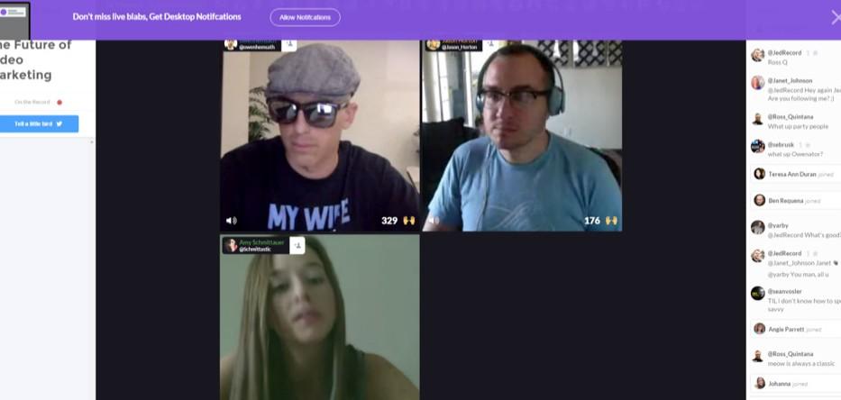 Experience When I clicked on my first BLAB, How to introduce yourself in 15 seconds I was interested in meeting and knowing the people involved in it.